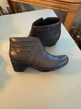 Clarks Leather Ankle Boots
